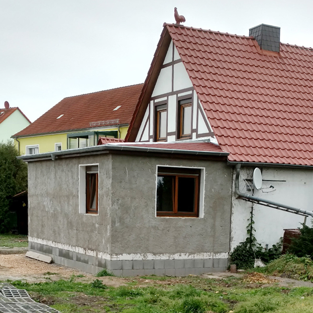 Anbau an Einfamilienhaus in Haselbach